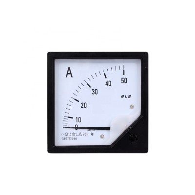 AC Current Analog Panel Meter 80*80 mm 5A Amp Meter