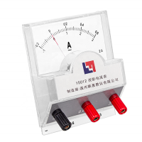 analog dc current panel projection amperemeter