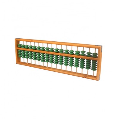 Plastic beads wooden frame Demonstration big antique tutor abacus Soroban