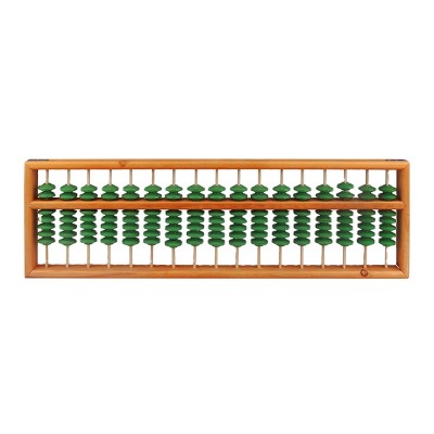 jade green bead large big teacher wooden abacus for math